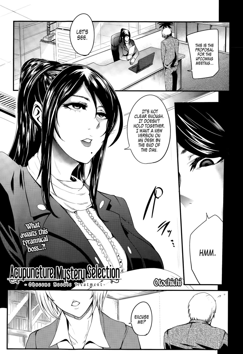 Hentai Manga Comic-Acupuncture Mystery Selection-Read-1